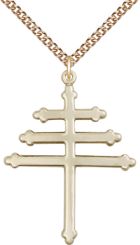 Gold Maronite Cross
