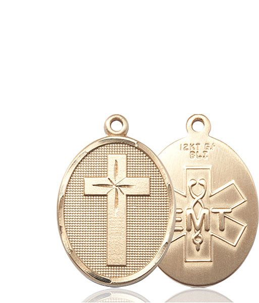 14 Karat Gold Cross Medal for Emergency Service Personnel